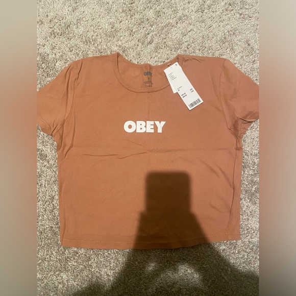 Obey cropped baby tee - Picture 3 of 5